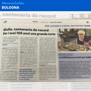 Il resto del carlino, Bologna 1 ottobre 2024